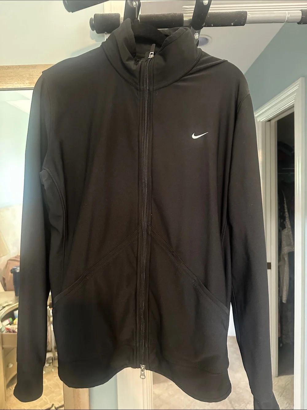 Nike Black  Dri-fit Full-Zip Performance Hoodie Jacket